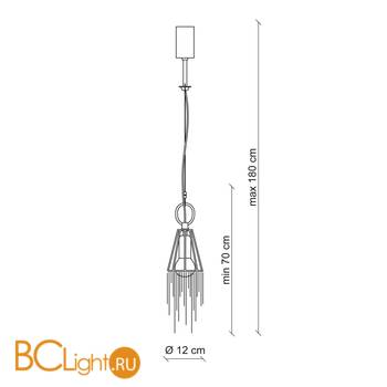 Подвесной светильник Patrizia Garganti Burlesque PG289 - Схема